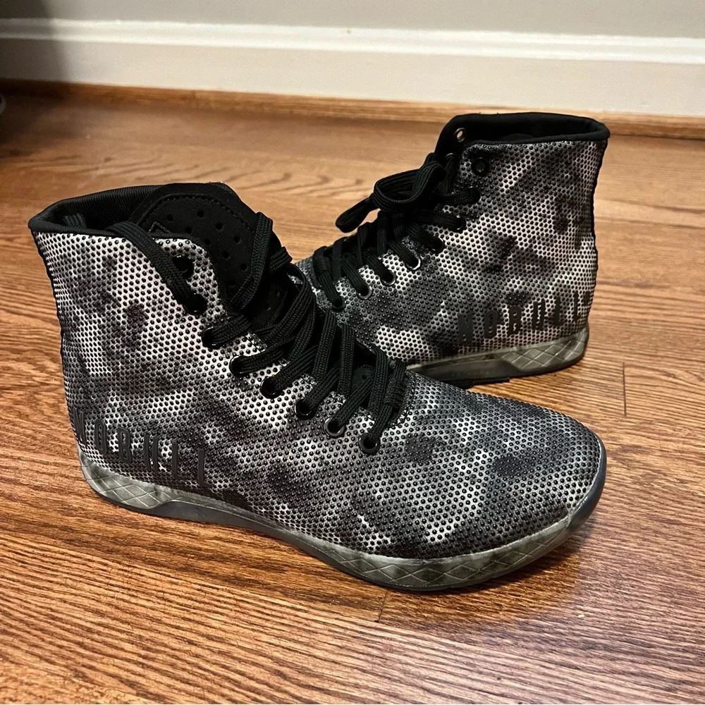 NOBULL Black and Gray High-Top Athletic Shoes